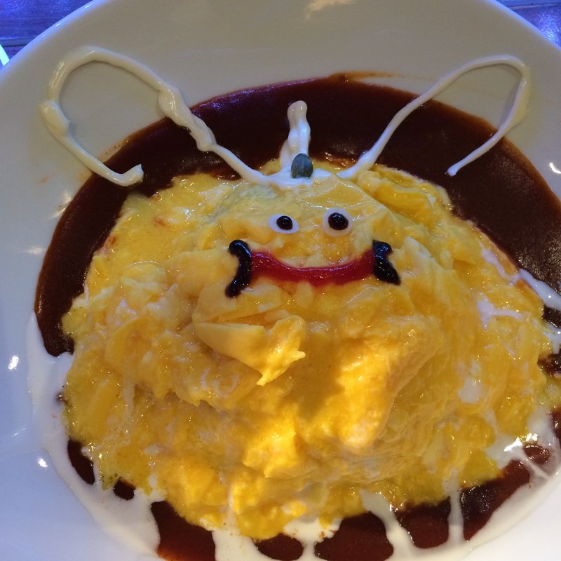 ゴールデンスライムのデミオムライス(LUIDA'S BAR（ルイーダの酒場）)