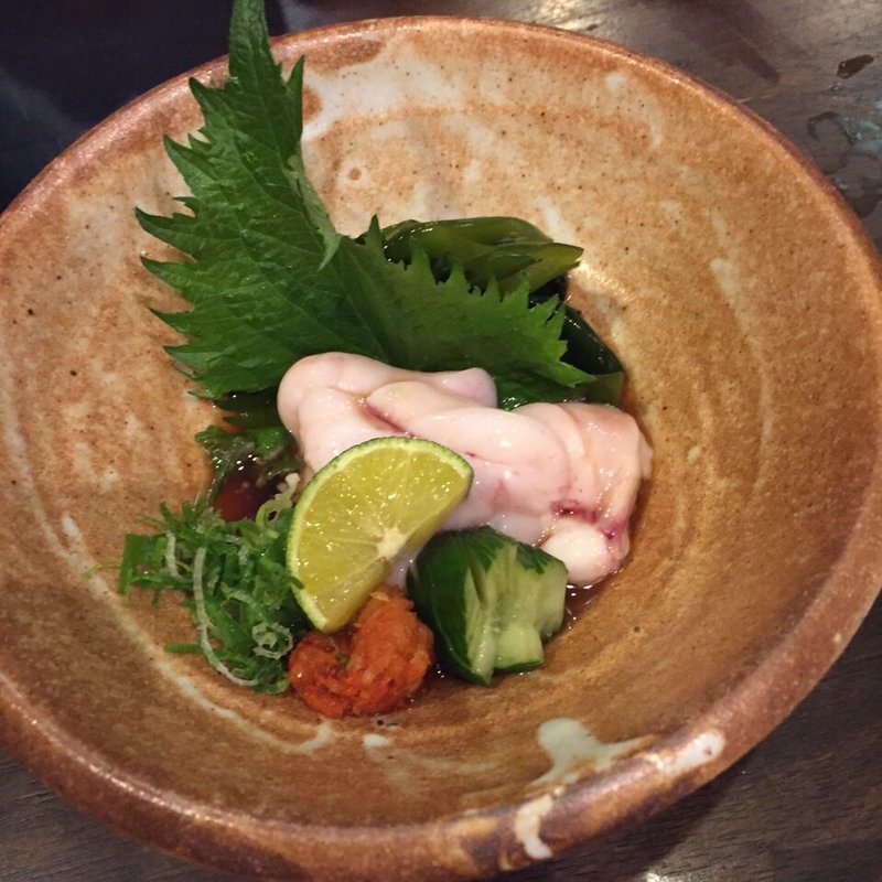 ふぐの白子ぽんず(居酒屋 あんじ 烏丸六角店 )