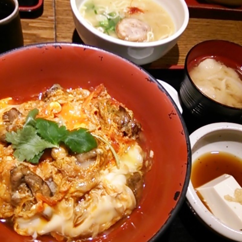 親子丼(宮崎地鶏炭火焼『車』心斎橋店)
