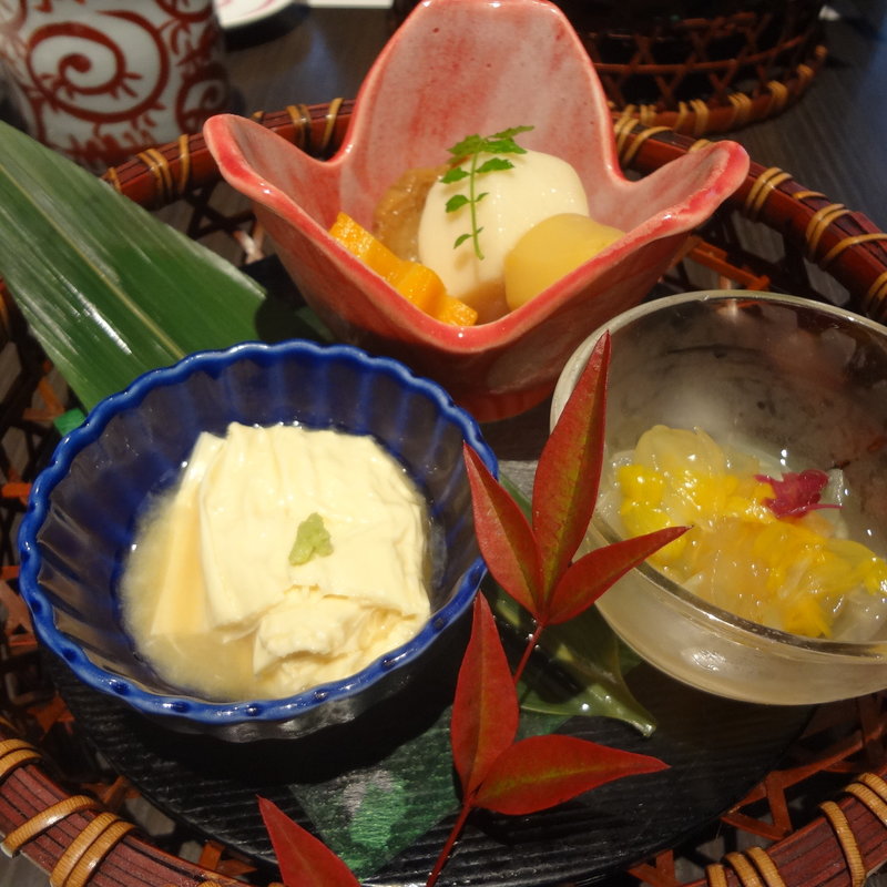 ぜん庵握り「小樽」の小鉢(おたる政寿司 新宿)