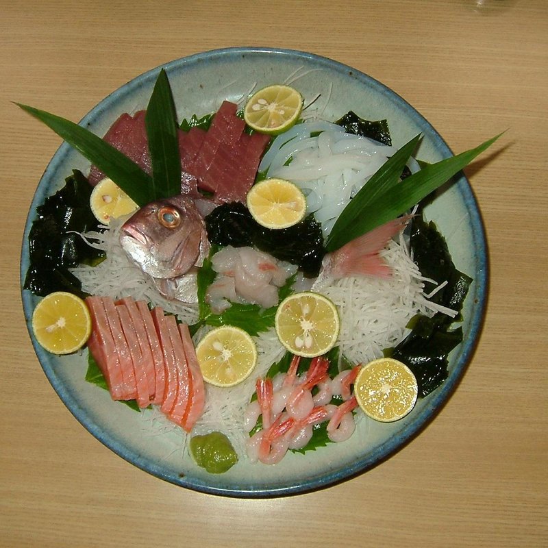 鳴門鯛姿造り(徳島ユースホステル)