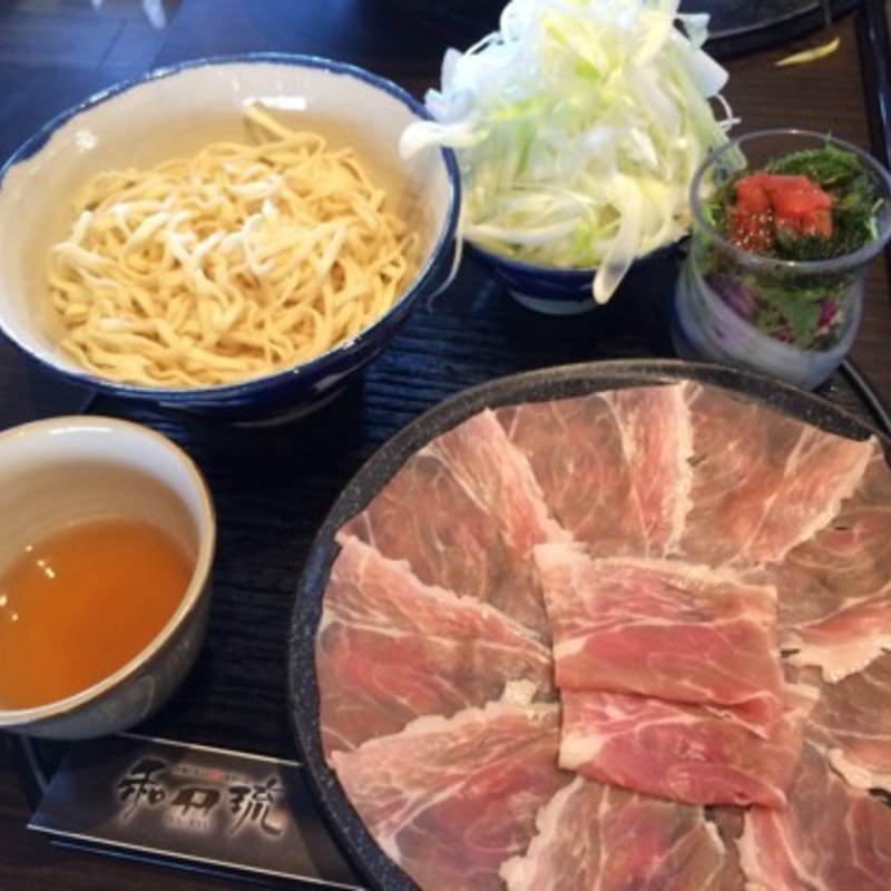 しゃぶしゃぶランチ 沖縄そばセット(和琉)