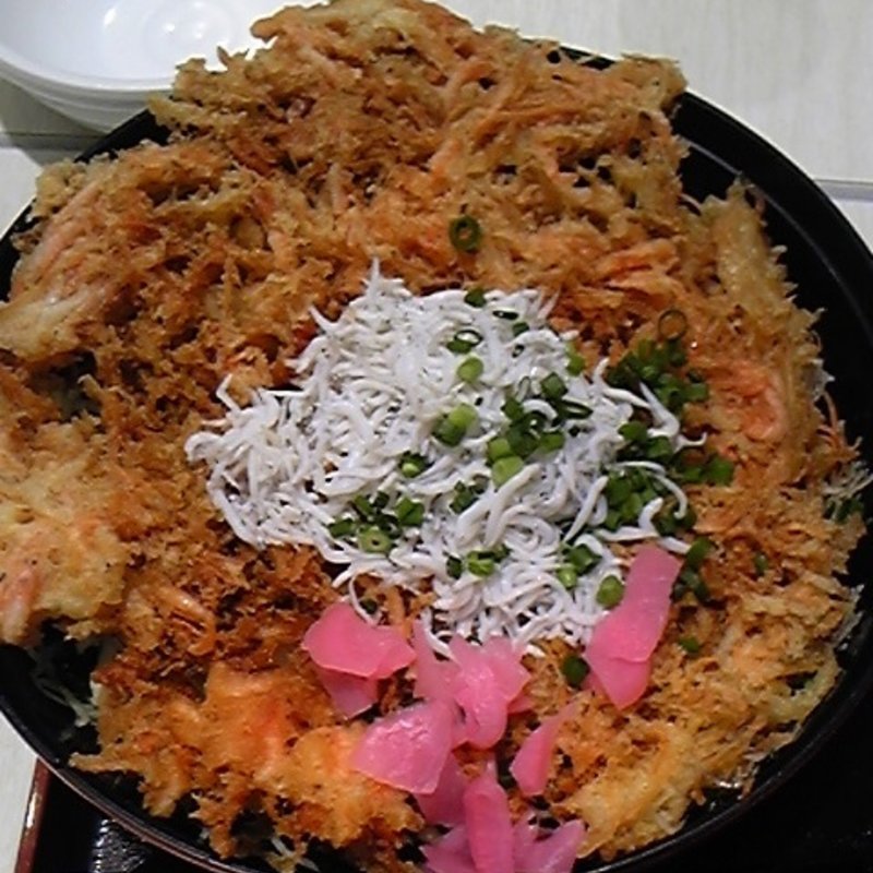 しらすのかき揚げ丼(とびっちょ 本店)