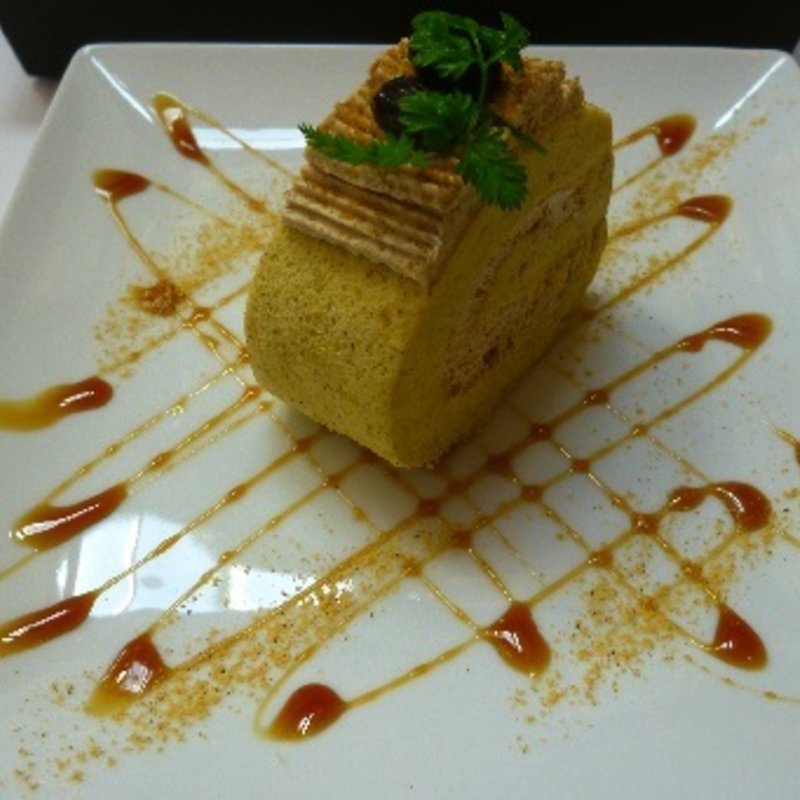 黒豆きなこロール(よーじやカフェ　嵯峨野嵐山店)