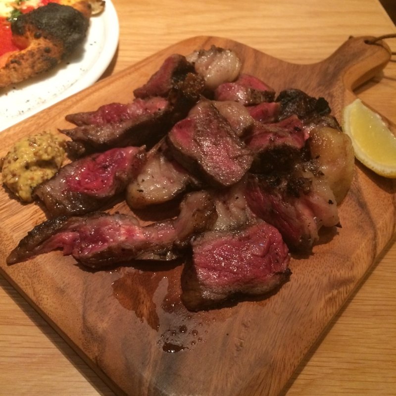 鳥取産牛リブロースビスティッカ(PIZZA & WINE BAR ENTRATA)