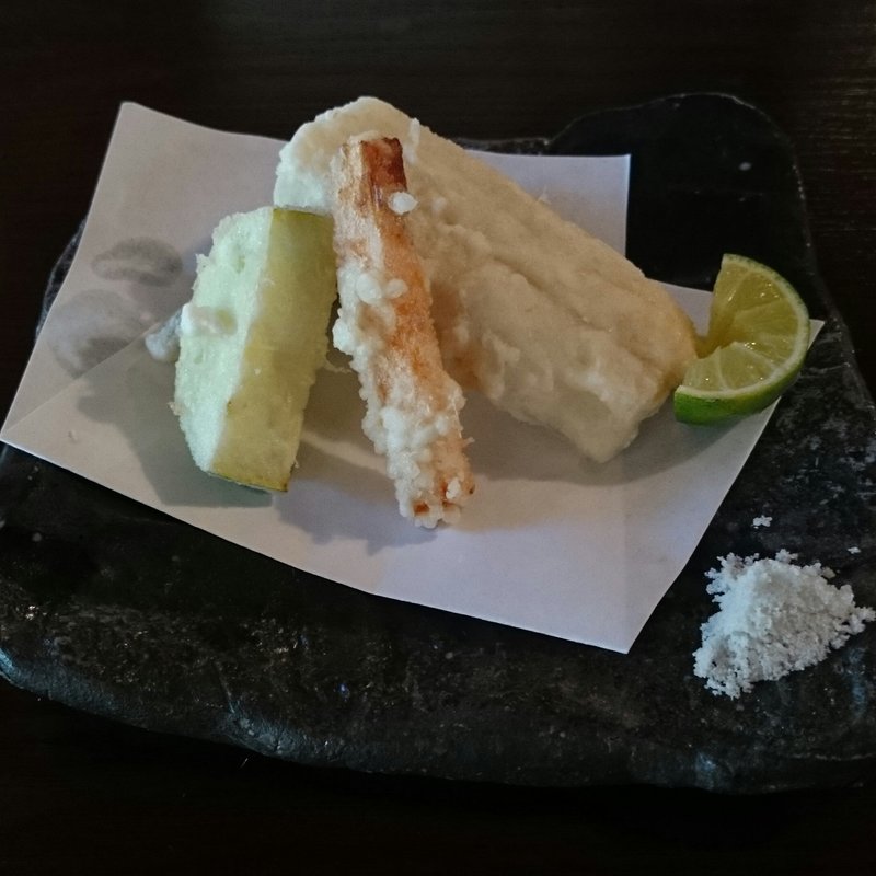 天婦羅の盛り合わせ(蕎麦 恵土)