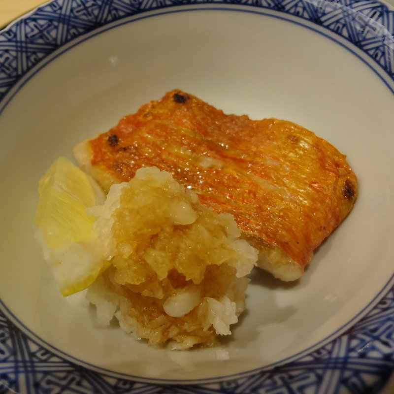 金目鯛の焼き物(さゝ木)