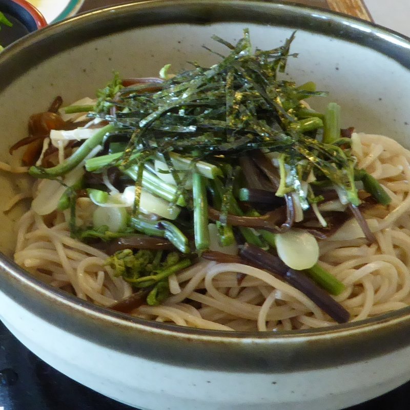 山菜そば(レストラン　ひだまり)