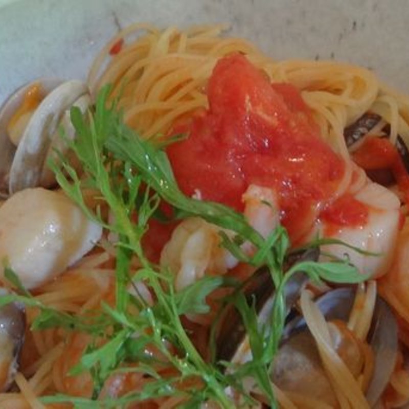 魚介のトマトパスタ(イル・ソーニョ )