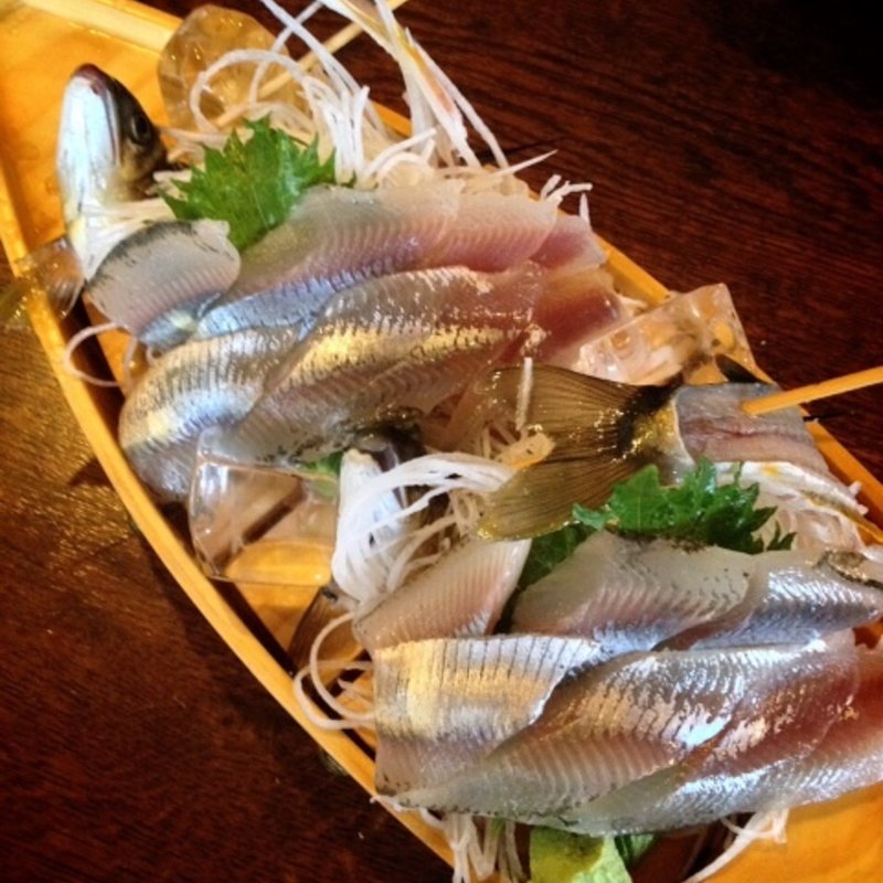 鮎の刺身(船場亭)