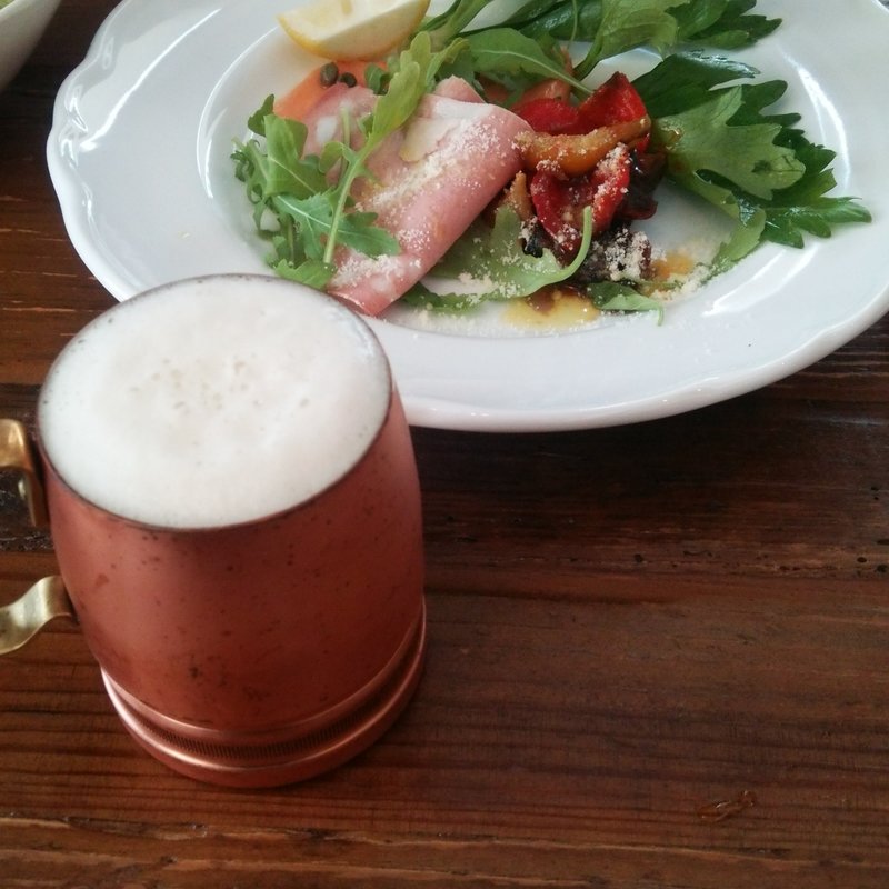 ハムとサーモンの前菜(ピッツェリア　デラチッタ （PIZZERIA Della Citta ）)