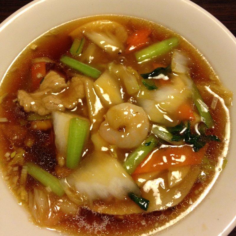 五目汁そば(陽なた家)