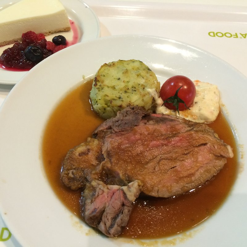 牛フィレのロースト(イケアレストラン)