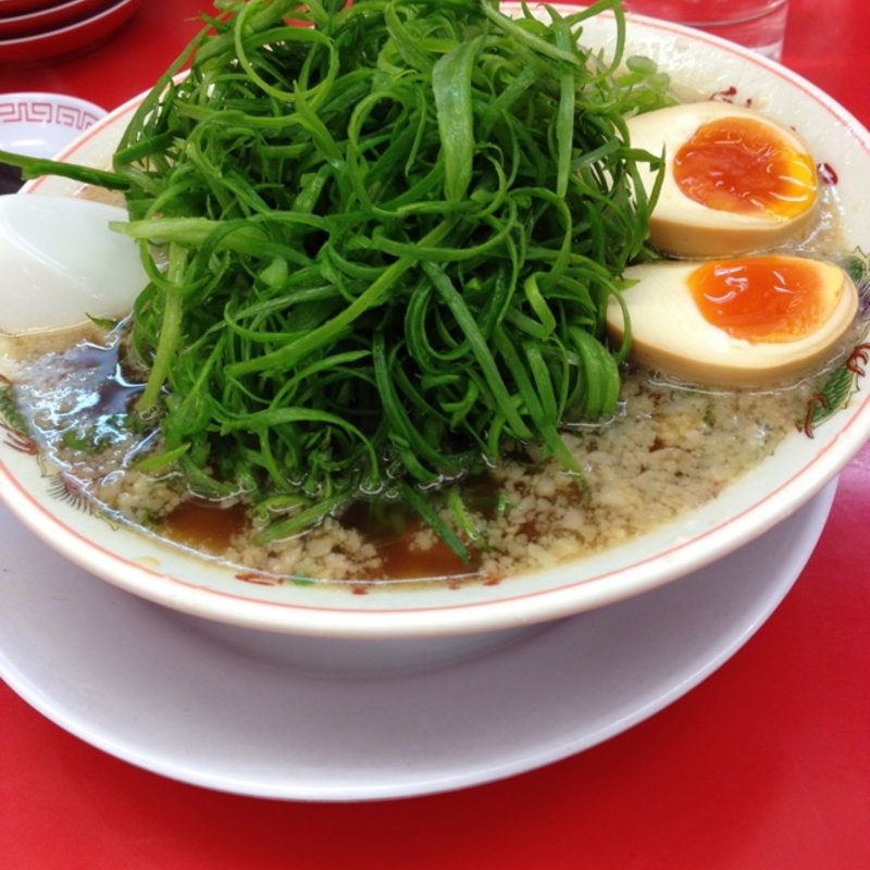 特製醤油　九条ネギ味玉ラーメン(京都北白川　ラーメン魁力屋)