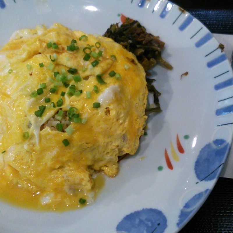 たまり醤油のオムライス(水琴茶堂　一宮店)