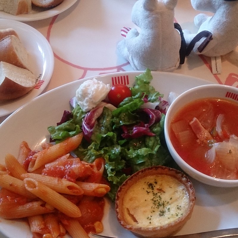 キッシュ＆パスタプレート(ムーミンベーカリー&カフェ 東京ドームシティ ラクーア店)