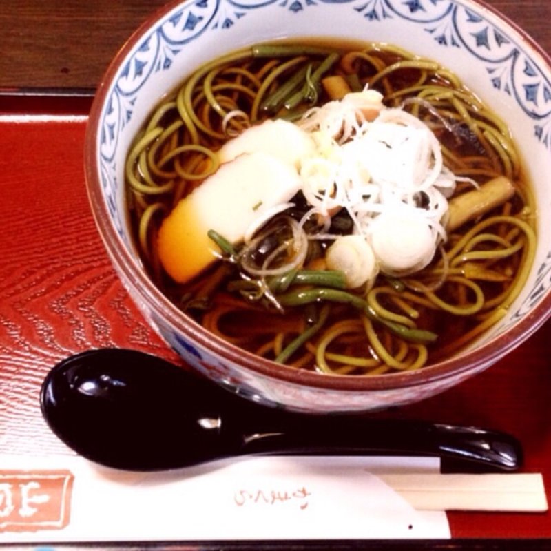 山菜そば(山里 段葛店)