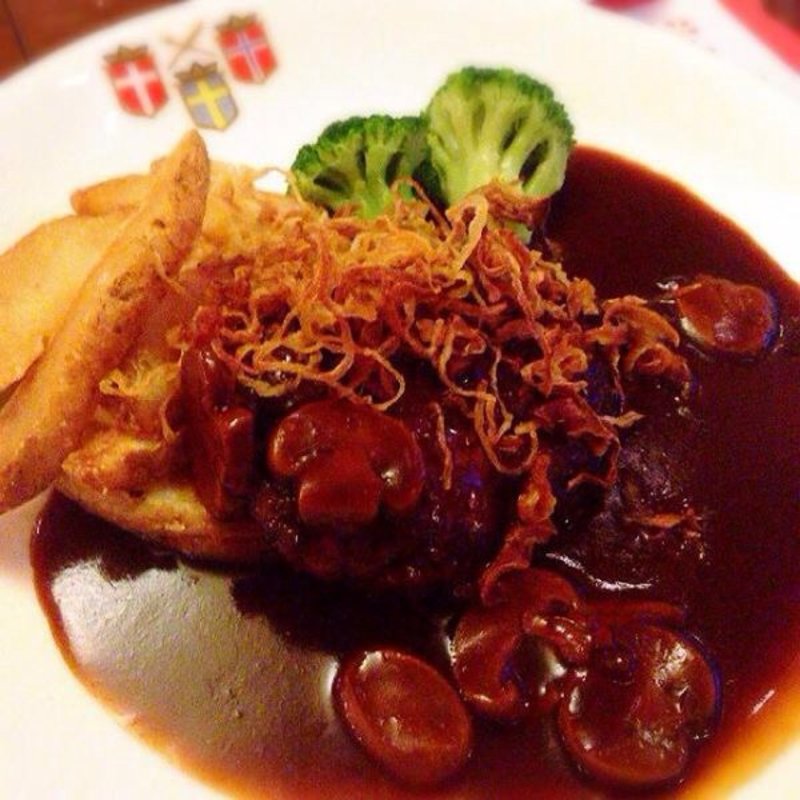 牛フィレ肉ハンバーグステーキ　デンマーク風(スカンディア)