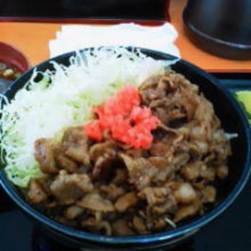 豚こま定食(肉定処はやかつ)