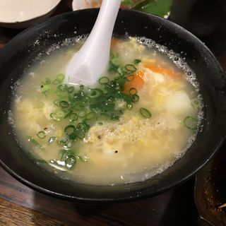 鳥スープ(本格備長炭焼 やき鳥 とりひげ 支店 )