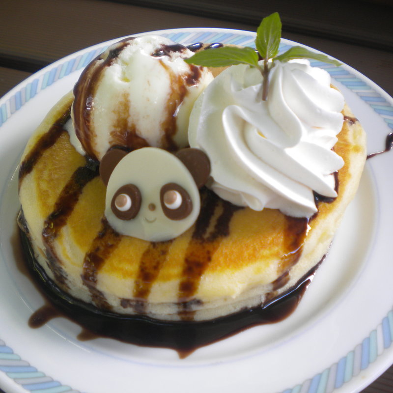 パンダちゃんホットケーキ(上野動物園 西園食堂)の口コミ一覧