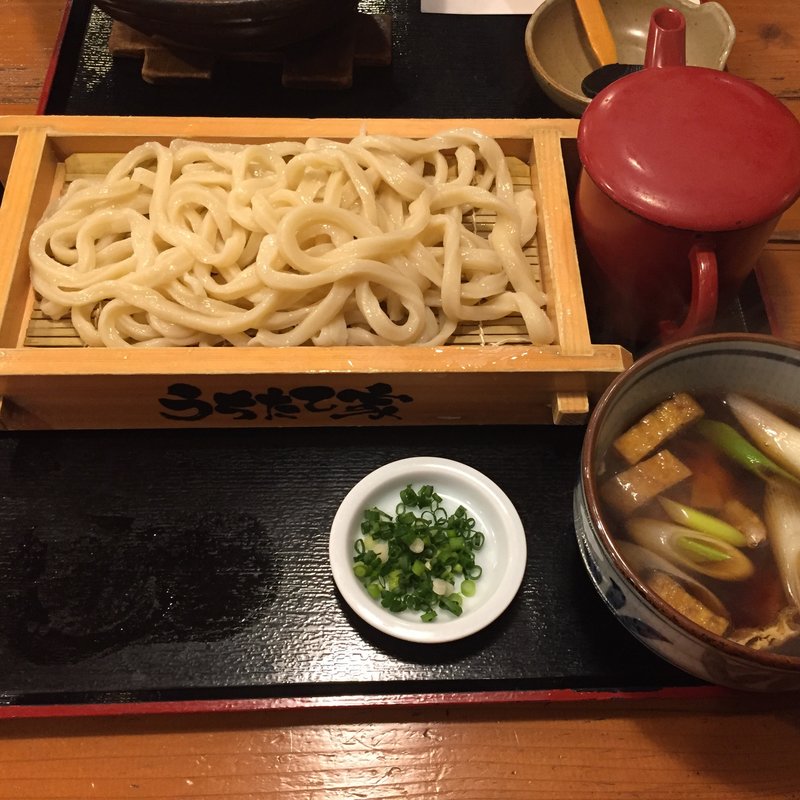 鳥汁うどん(武蔵野うどん うちたて家)
