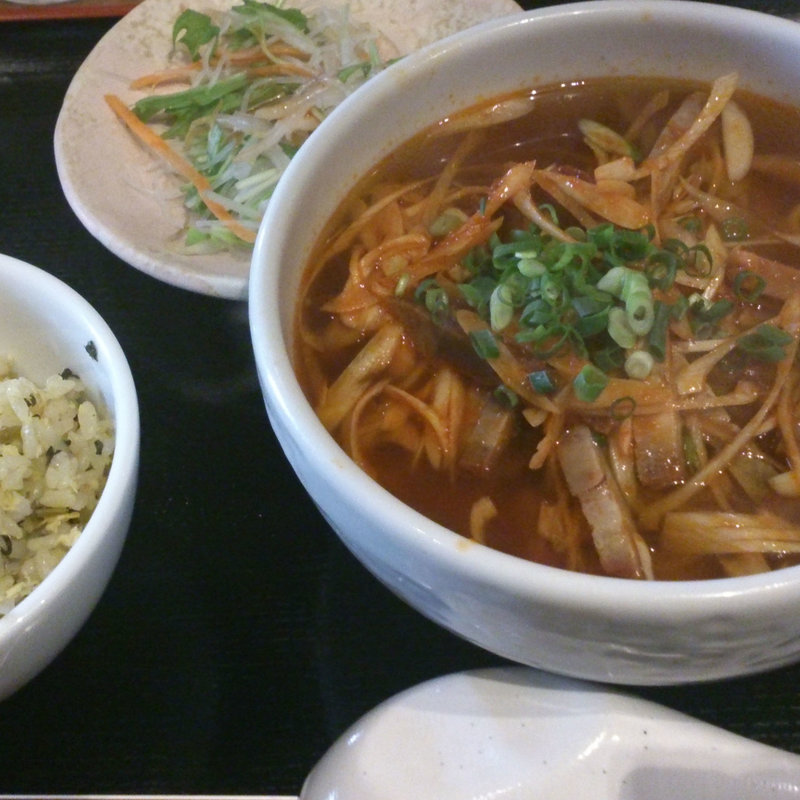 日替わり麺＆炒飯のセット(邦人式中華酒館 HOI)