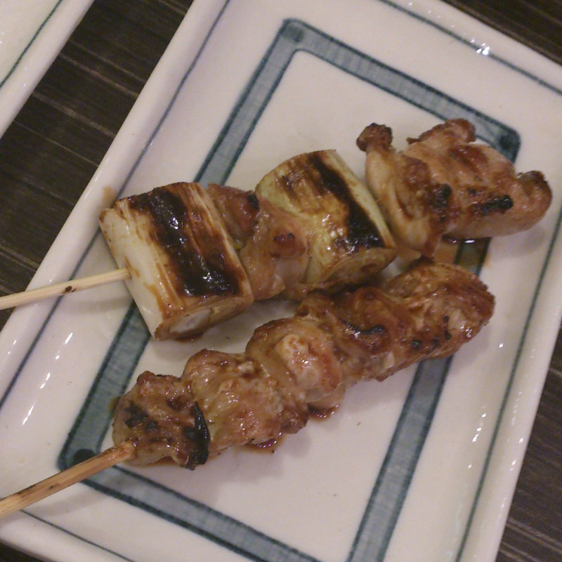 ねぎまとせせり(かさぎ屋)