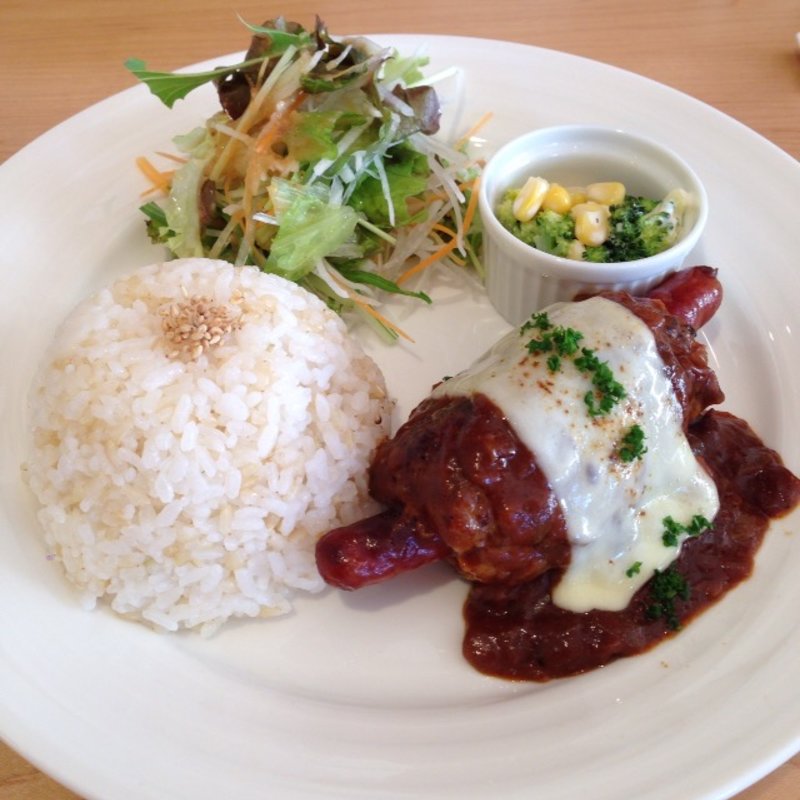 ハンバーグランチ(ギャラリーカフェer/エル)