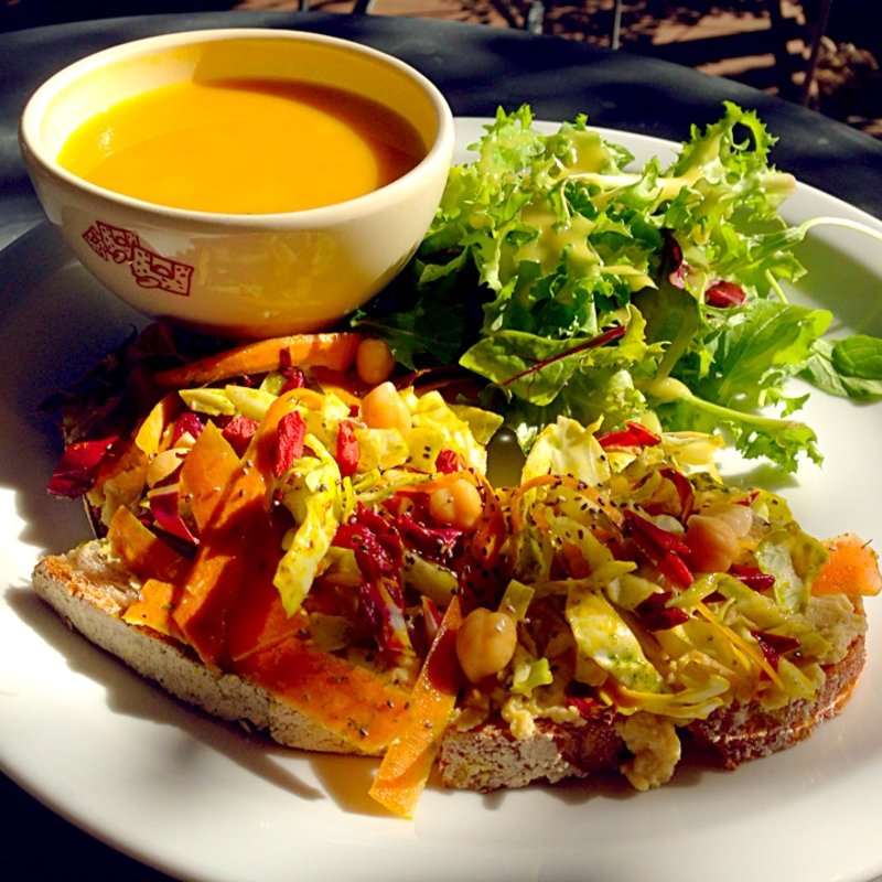 スープ・サンドセット(Le Pain Quotidien　代官山)