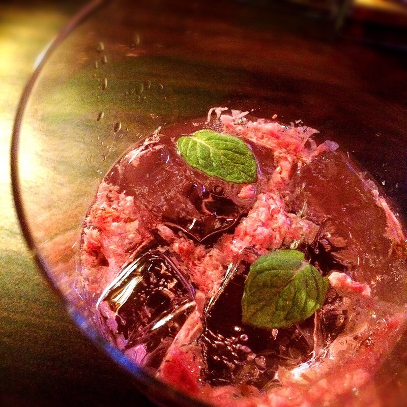 夜桜カクテル(テラマチバー カクテルアンドハート （寺町BAR Cocktail&Heart）)