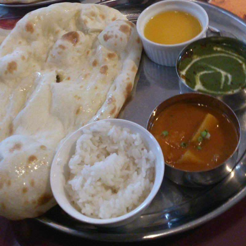 2種類のカレーのランチセット(アジアンキッチン クマル 荻窪店)