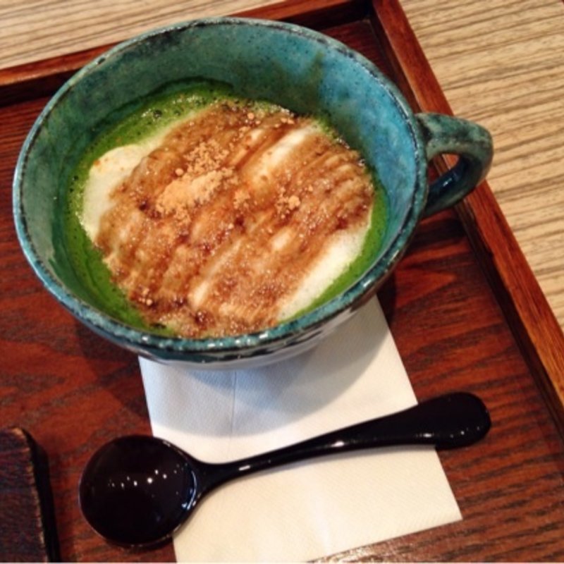 抹茶ラテ(八十八茶房)