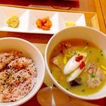 参鶏湯ランチ(10ZEN品川本店)