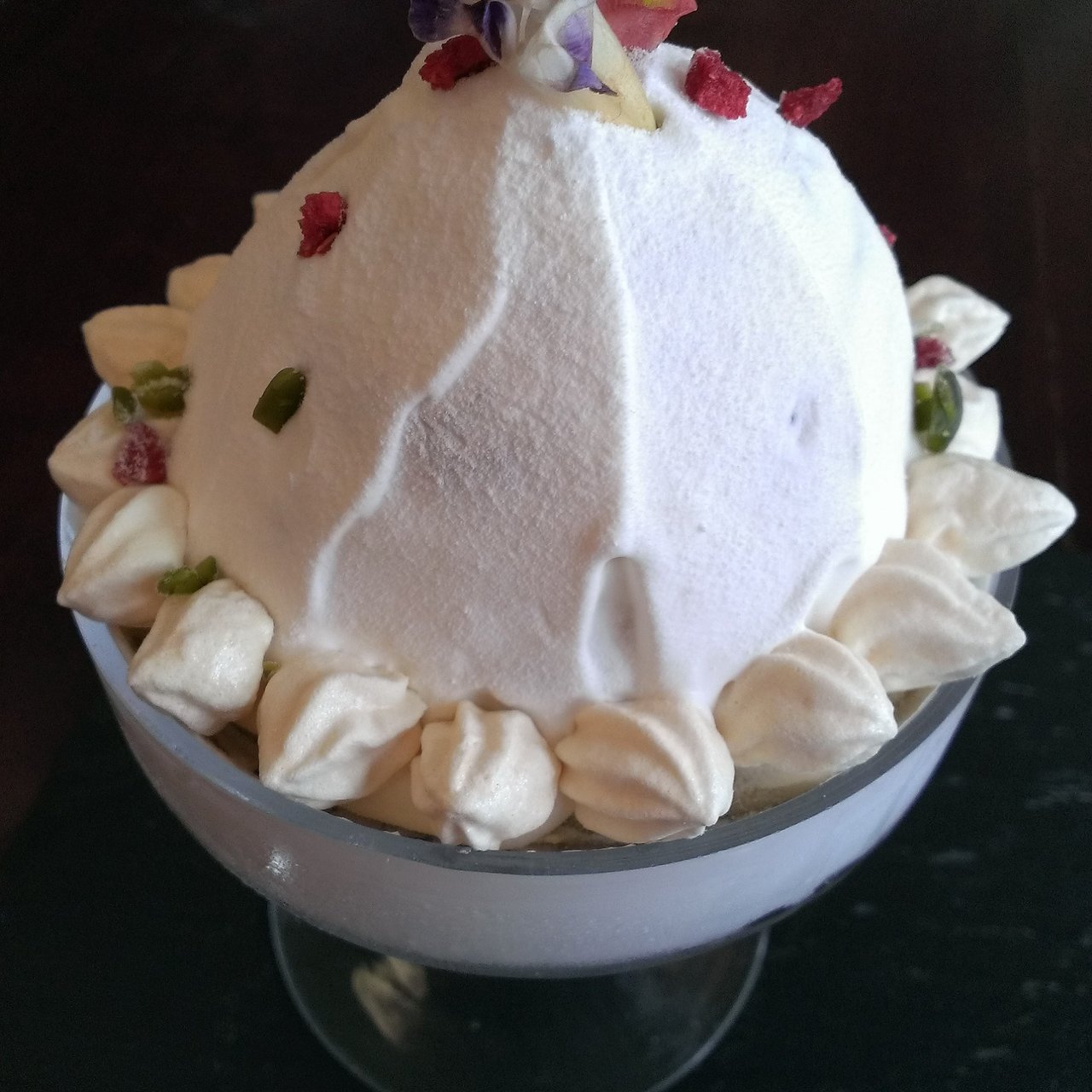 茨城産干し芋玉豊で作ったモンテビアンコ、カシス、新米のジェラートのパフェ(カフェ中野屋)の口コミ一覧 おいしい！が増えるグルメアプリ「SARAH」