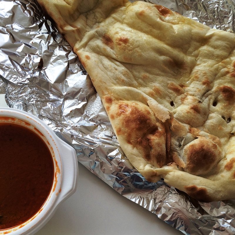 キーマカレー　ナン付（ランチテイクアウト）(ニューカトマンズキッチン 六角橋)