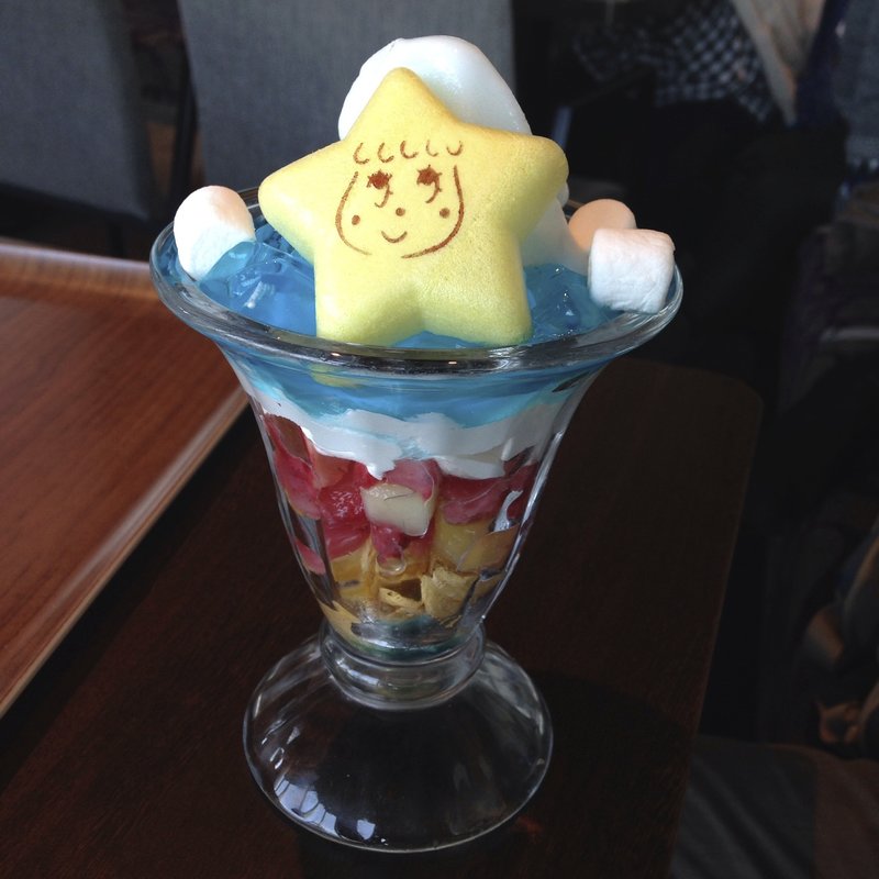ソラカラちゃんパフェ(スカイツリーCAFEフロア340)