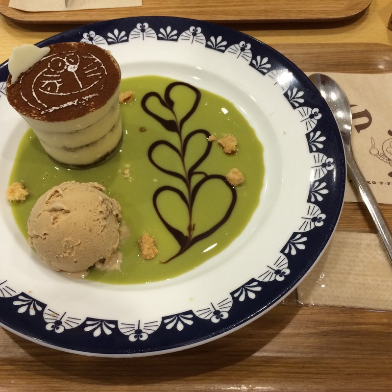 ティラミスと抹茶のアイス(藤子・Ｆ・不二雄ミュージアムカフェ )