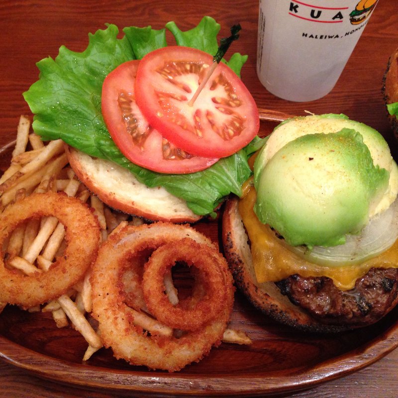 アボガドチーズバーガーセット(クアアイナ)