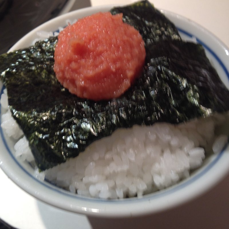 明太子ごはん(らあめん英 本店)