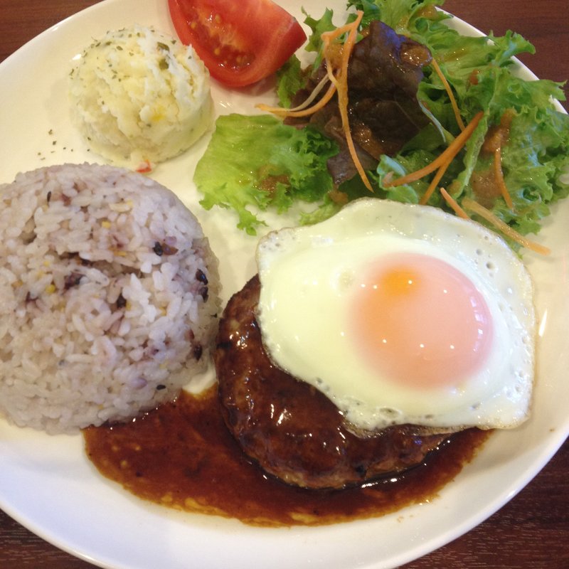 てりやきハンバーグステーキ(アナログ ハンバーガー/Analog Hamburger ＋Coffee)