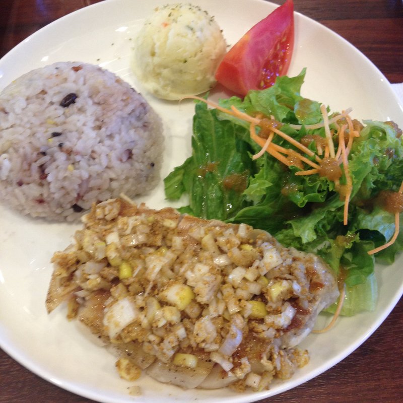 ネギ塩ポークグリルプレート(アナログ ハンバーガー/Analog Hamburger ＋Coffee)