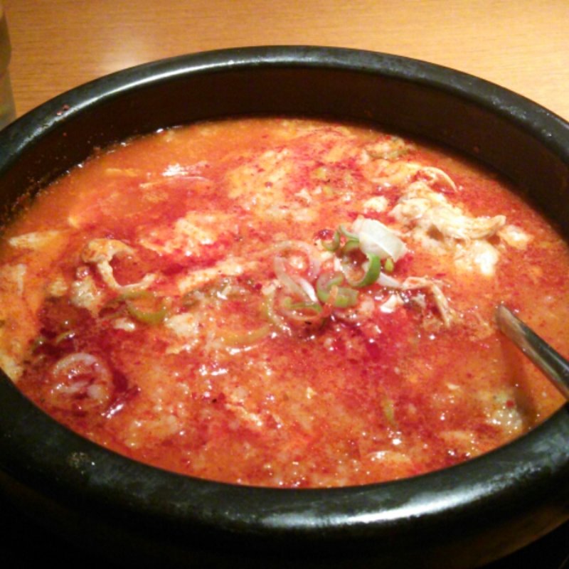 辛参鶏湯(黒毛和牛焼肉 からくに家 銀座店)