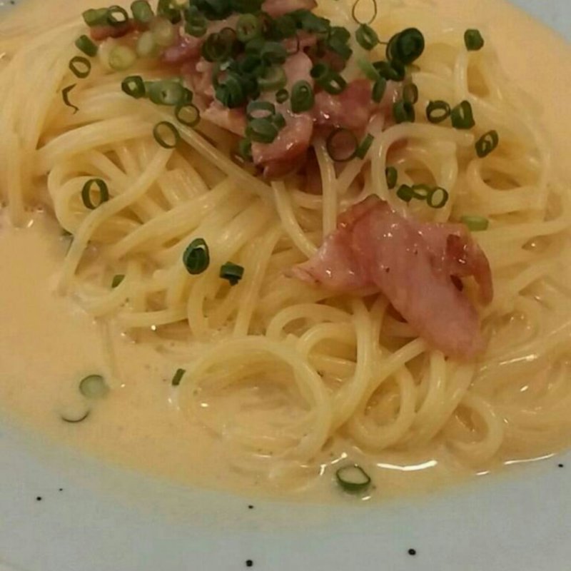 ランチセットA　和風カルボナーラ(和伊麺茶処 だん )