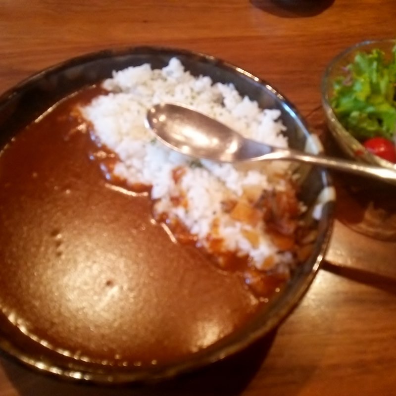 ランチ　特製カレー＆サラダ(ミタスカフェ)