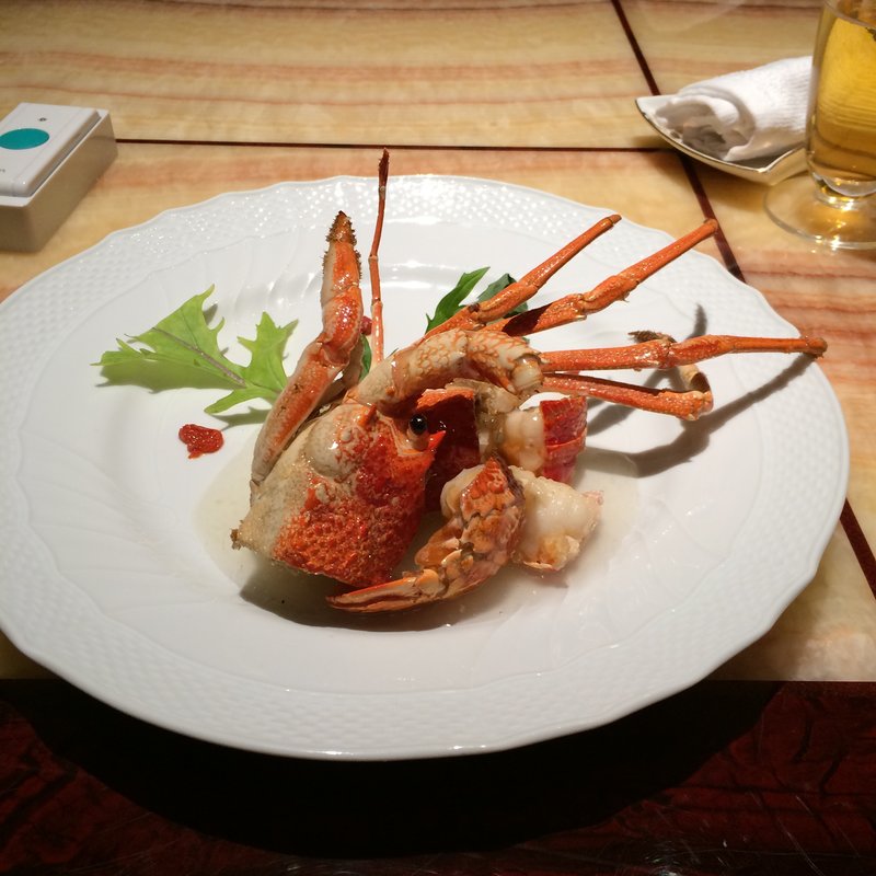 伊勢海老 レモン風味(美麗華 フカヒレ、鮑、伊勢海老専門店)