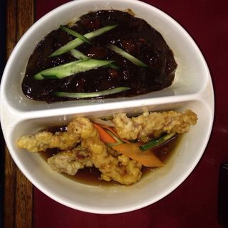 ジャージャー麺+酢豚(北京)