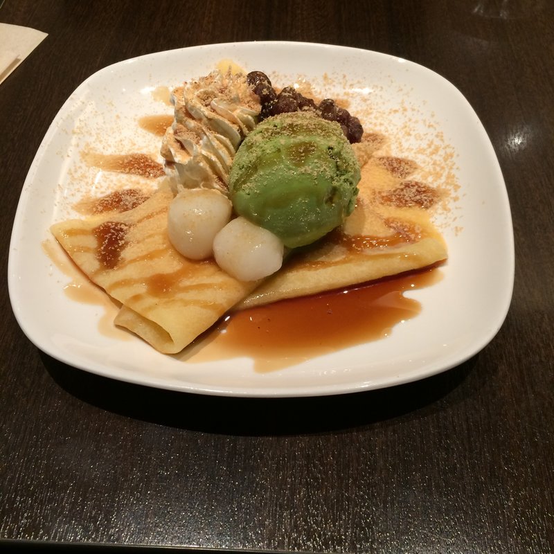 抹茶白玉クレープ(カフェ タバサ)