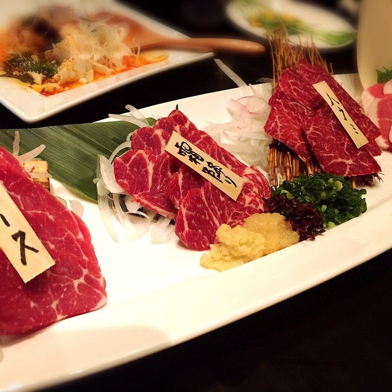 馬刺し4種盛り合わせ(麻布十番しも井 )