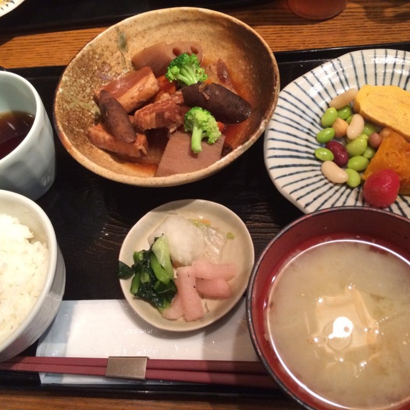 本日のお昼のお肉御膳(石堀小路　豆ちゃ)